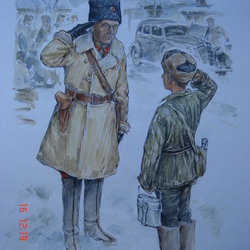 иллюстрация "Маленький солдат"