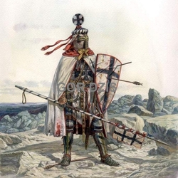 Teutonic knight mid XIII century