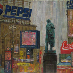 реклама в городе: пушкинская площадь