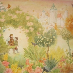 Иллюстрация &quot;В саду Страны желанной&quot; к сказке Астрид Линдгрен &quot;Мио, мой Мио&quot;