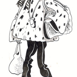 пожилая девушка