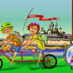 привет от любителей интересных прогулок!