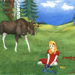 Иллюстрация к норвежской сказке