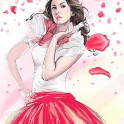 Рисунок на обложку Maniere de vivre (февраль)