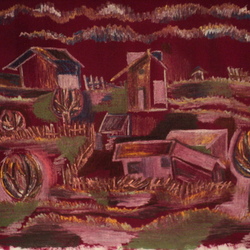 деревенский пейзаж