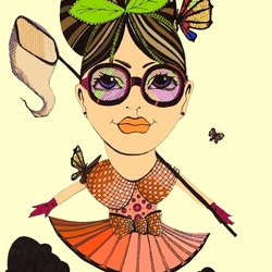 за бабочками