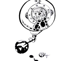 кот-космонавт