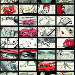 storyboard for Chevrolet Cruze