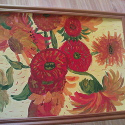 Ван Гог "подсолнухи"(копия)