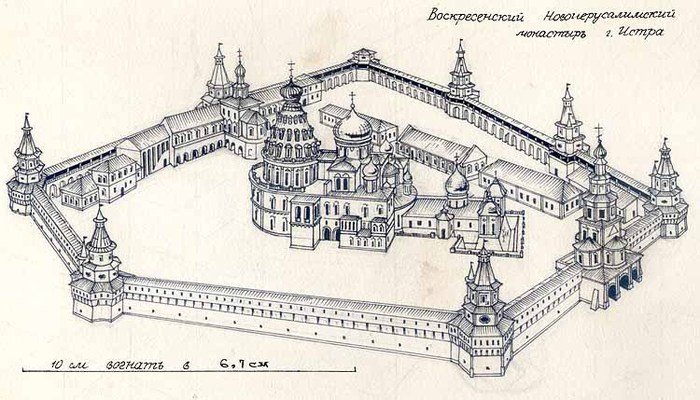 Карта новый иерусалим московская область