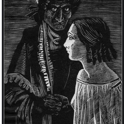 "Нос" иллюстрация к произведению Гоголя