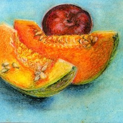 Тыква и нектарин