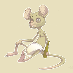Мышка алкашка