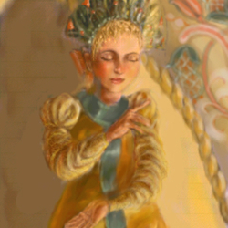 в кокошнике