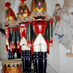 Барабанщик Московского гренадерского полка 1800 года.  (Щелкунчик под грецкий орех. Действующий)