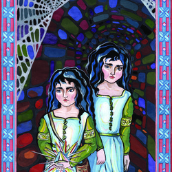 Иллюстрация к сказке "Дети колдуна"