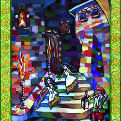 Иллюстрация к сказке "Дети колдуна"