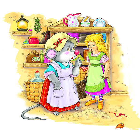 Мышь из дюймовочки картинки