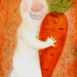 зайка и морковка