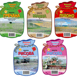 Этикетка на крупы