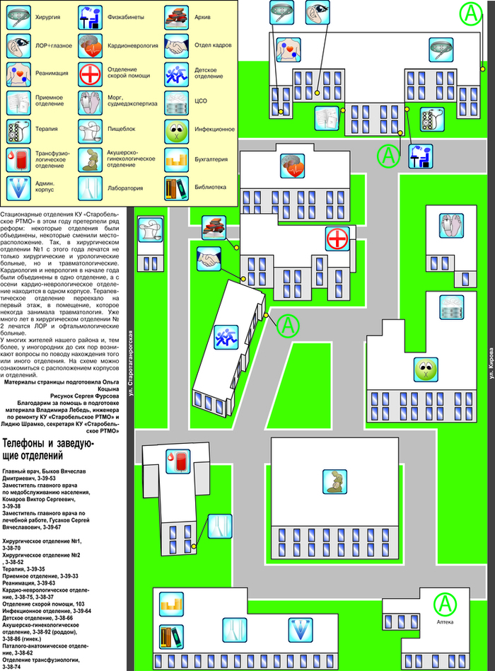 Схема корпусов мариинской больницы на литейном