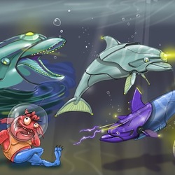 кибер-дельфин