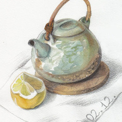 Чайник и лимон