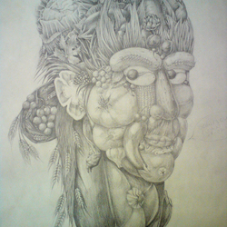 Автопортрет из овощей