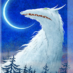 Белый Волк (картинка на обложку)