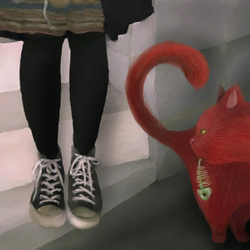 красный кот