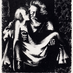 Иллюстрация к трагедии в.Шекспира "Король Лир"