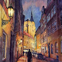 Prague Husova Street
