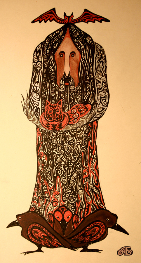 Иллюстрация Колдун в стиле классика | Illustrators.ru