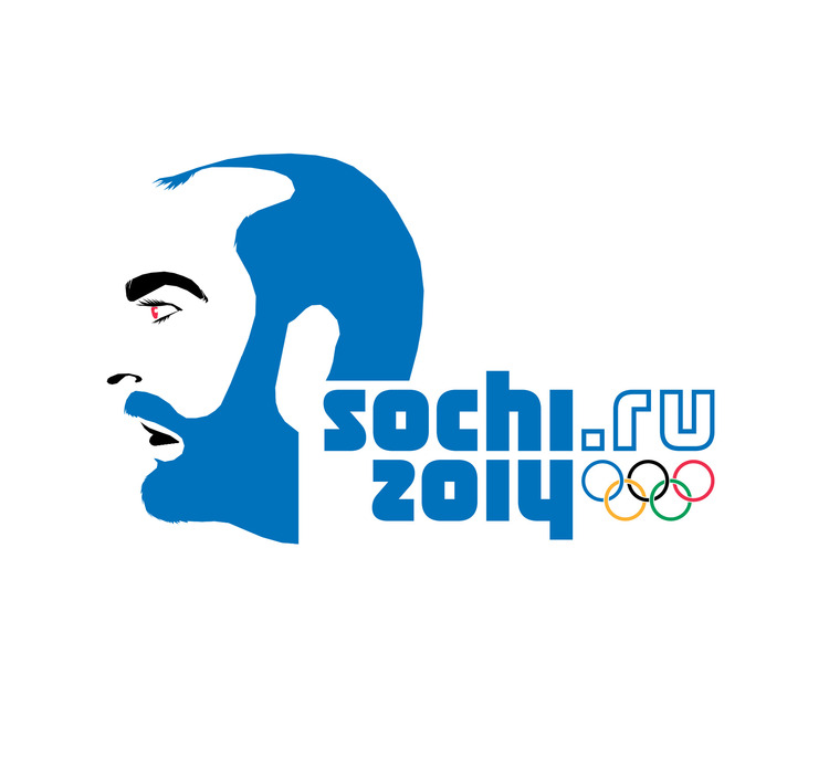 Иллюстрация Синяя борода в стиле графика | Illustrators.ru