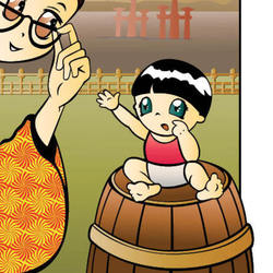 Иллюстрация к сказке "Врун"