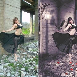 готический коллаж