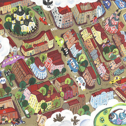 Карта "Литейная часть"к игре городское ралли Санкт-Петербург
