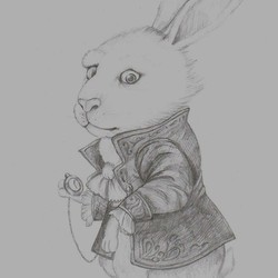 Кролик из сказки "Алиса в стране чудес"