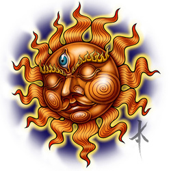 sleeping sun