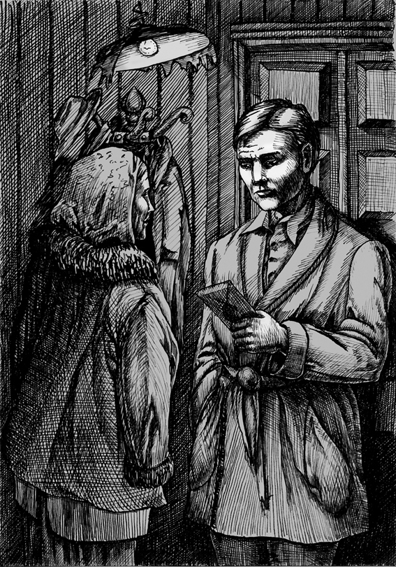 Иллюстрация М.А. Булгаков. Морфий. Письмо из прошлого в стиле