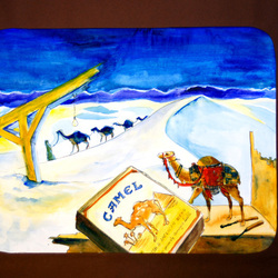 Пустыня в пачке "Camel"