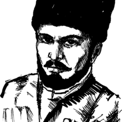 Фатали-хан Лизгинский (иллюстрация к книге "Дважды возрожденный Лезгистан")