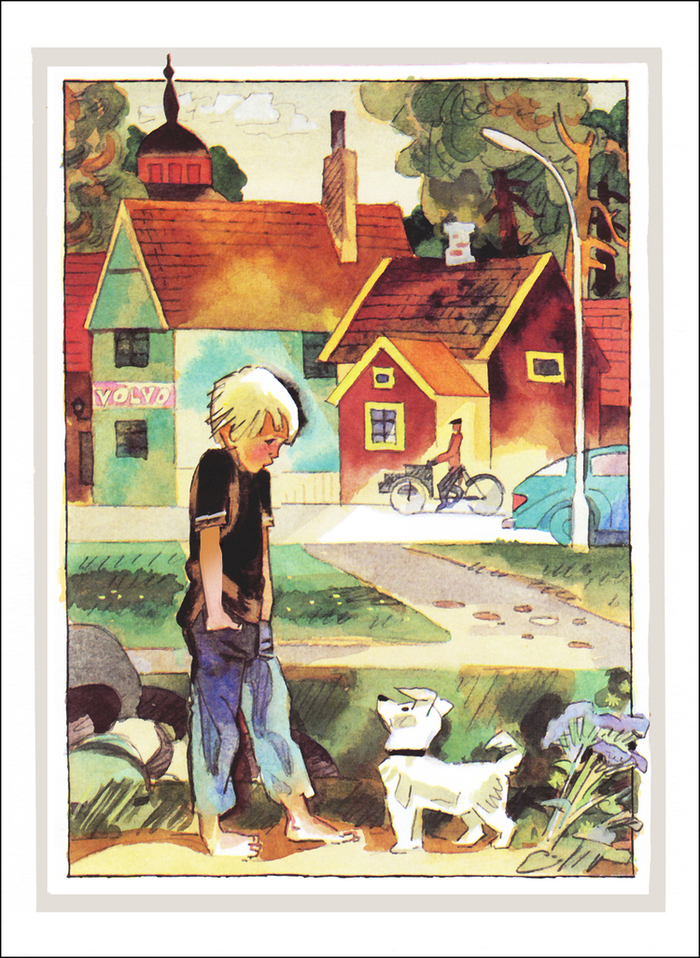 Иллюстрация Гуннель Линде "Белый камушек" -3- изд.