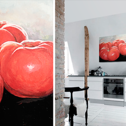 "TOMATOES" #Interior painting / #интерьерная живопись