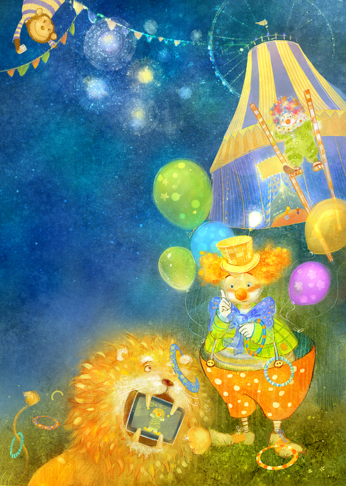 Иллюстрация жонглер? в стиле 2d | Illustrators.ru