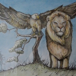 лев и орел