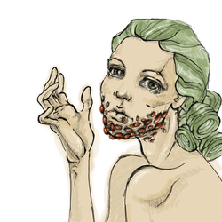 bearded lady