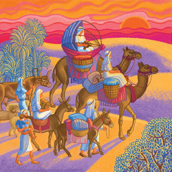 Авраам и Сарра на пути в Ханаан