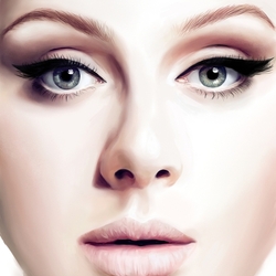 Digital painting Adele