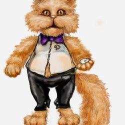 Персонаж для детской книги о котах